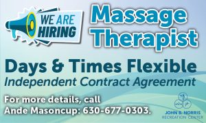 Now Hiring Massage Therapy